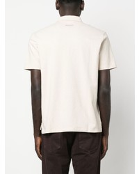 Мужская бежевая футболка-поло от Woolrich