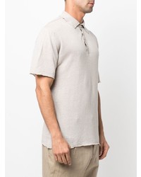 Мужская бежевая футболка-поло от Costumein