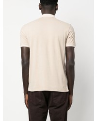 Мужская бежевая футболка-поло от Woolrich