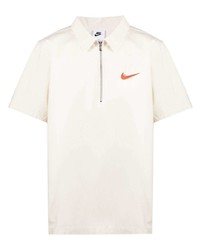 Мужская бежевая футболка-поло от Nike