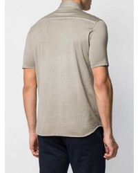 Мужская бежевая футболка-поло от Dell'oglio