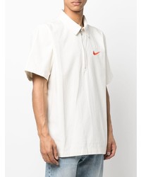 Мужская бежевая футболка-поло от Nike