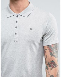 Мужская бежевая футболка-поло от Diesel