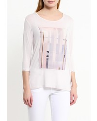 Женская бежевая футболка с длинным рукавом от Baon