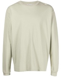 Мужская бежевая футболка с длинным рукавом от John Elliott