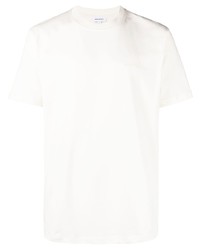 Мужская бежевая футболка с круглым вырезом с вышивкой от Norse Projects