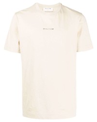 Мужская бежевая футболка с круглым вырезом от 1017 Alyx 9Sm