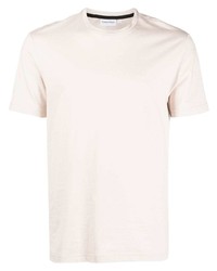 Мужская бежевая футболка с круглым вырезом от Calvin Klein