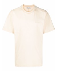 Мужская бежевая футболка с круглым вырезом от Carhartt WIP