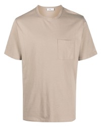 Мужская бежевая футболка с круглым вырезом от Closed