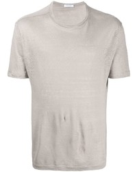 Мужская бежевая футболка с круглым вырезом от Cruciani