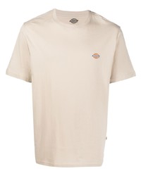 Мужская бежевая футболка с круглым вырезом от Dickies Construct