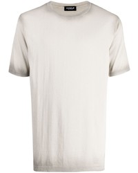 Мужская бежевая футболка с круглым вырезом от Dondup