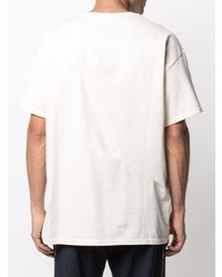 Мужская бежевая футболка с круглым вырезом от Corelate