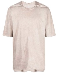 Мужская бежевая футболка с круглым вырезом от Isaac Sellam Experience