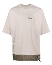 Мужская бежевая футболка с круглым вырезом от Izzue