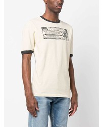Мужская бежевая футболка с круглым вырезом от Levi's