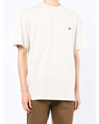 Мужская бежевая футболка с круглым вырезом от Jacquemus