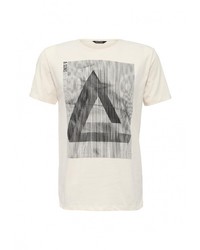 Мужская бежевая футболка с круглым вырезом от Only &amp; Sons
