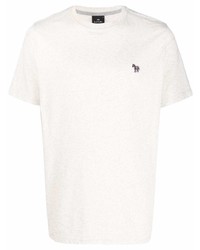 Мужская бежевая футболка с круглым вырезом от PS Paul Smith