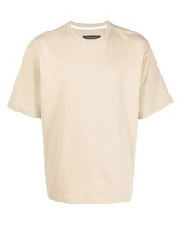 Мужская бежевая футболка с круглым вырезом от rag & bone