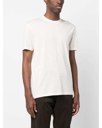Мужская бежевая футболка с круглым вырезом от Tom Ford