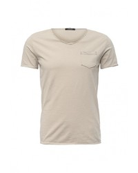 Мужская бежевая футболка от Aarhon