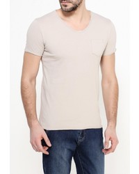 Мужская бежевая футболка от Aarhon