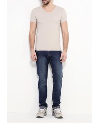 Мужская бежевая футболка от Aarhon