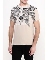 Мужская бежевая футболка от Affliction