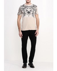 Мужская бежевая футболка от Affliction