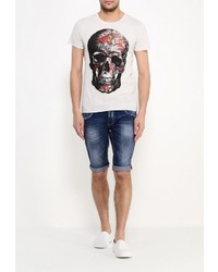 Мужская бежевая футболка от Alcott