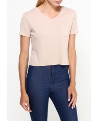 Женская бежевая футболка от Befree