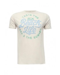 Мужская бежевая футболка от Bruebeck