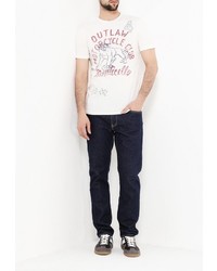 Мужская бежевая футболка от Celio