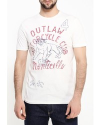 Мужская бежевая футболка от Celio