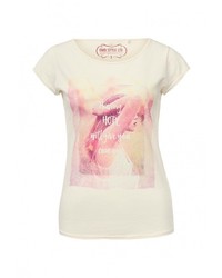 Женская бежевая футболка от Emoi