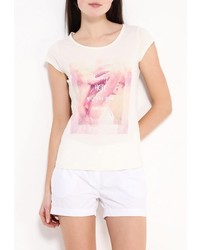 Женская бежевая футболка от Emoi