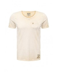 Мужская бежевая футболка от Frank NY
