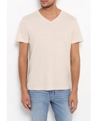 Мужская бежевая футболка от Gap