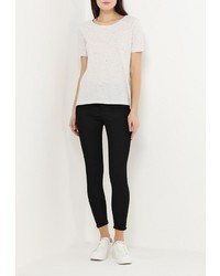 Женская бежевая футболка от Ichi