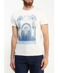 Мужская бежевая футболка от Jack &amp; Jones