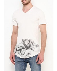 Мужская бежевая футболка от Jack &amp; Jones