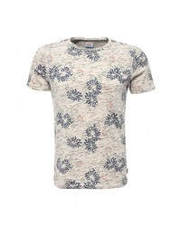 Мужская бежевая футболка от Jack &amp; Jones