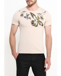 Мужская бежевая футболка от Just Key