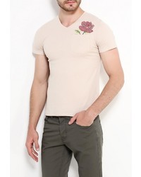 Мужская бежевая футболка от Just Key