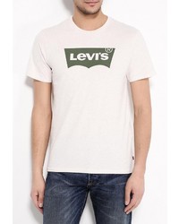 Мужская бежевая футболка от Levi's