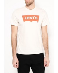Мужская бежевая футболка от Levi's