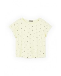 Женская бежевая футболка от Mango