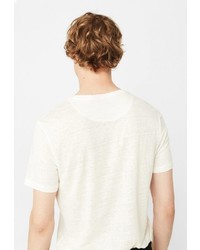 Мужская бежевая футболка от Mango Man